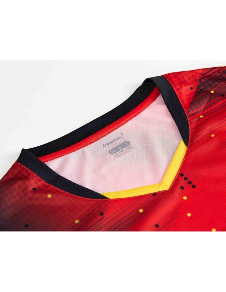 T-Shirt Kawasaki Damen ST-R2216 Rot 